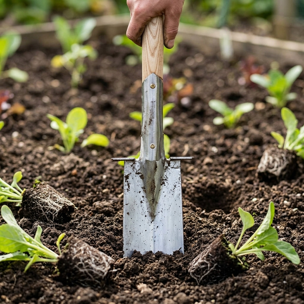 V-Shaped Transplanting Spade with Ash Handle, photo 2