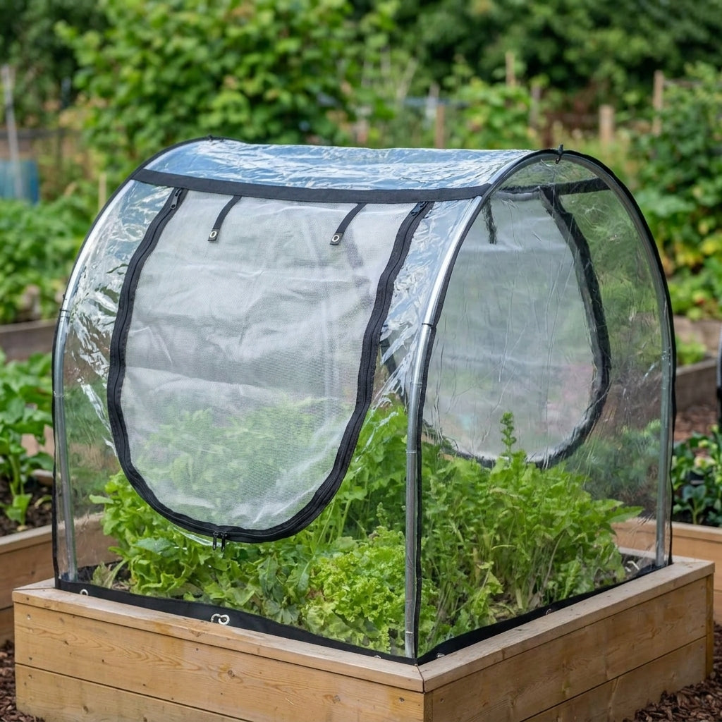 Fitted Hoops & Mesh Vented PVC Covers for Raised Beds, photo 1
