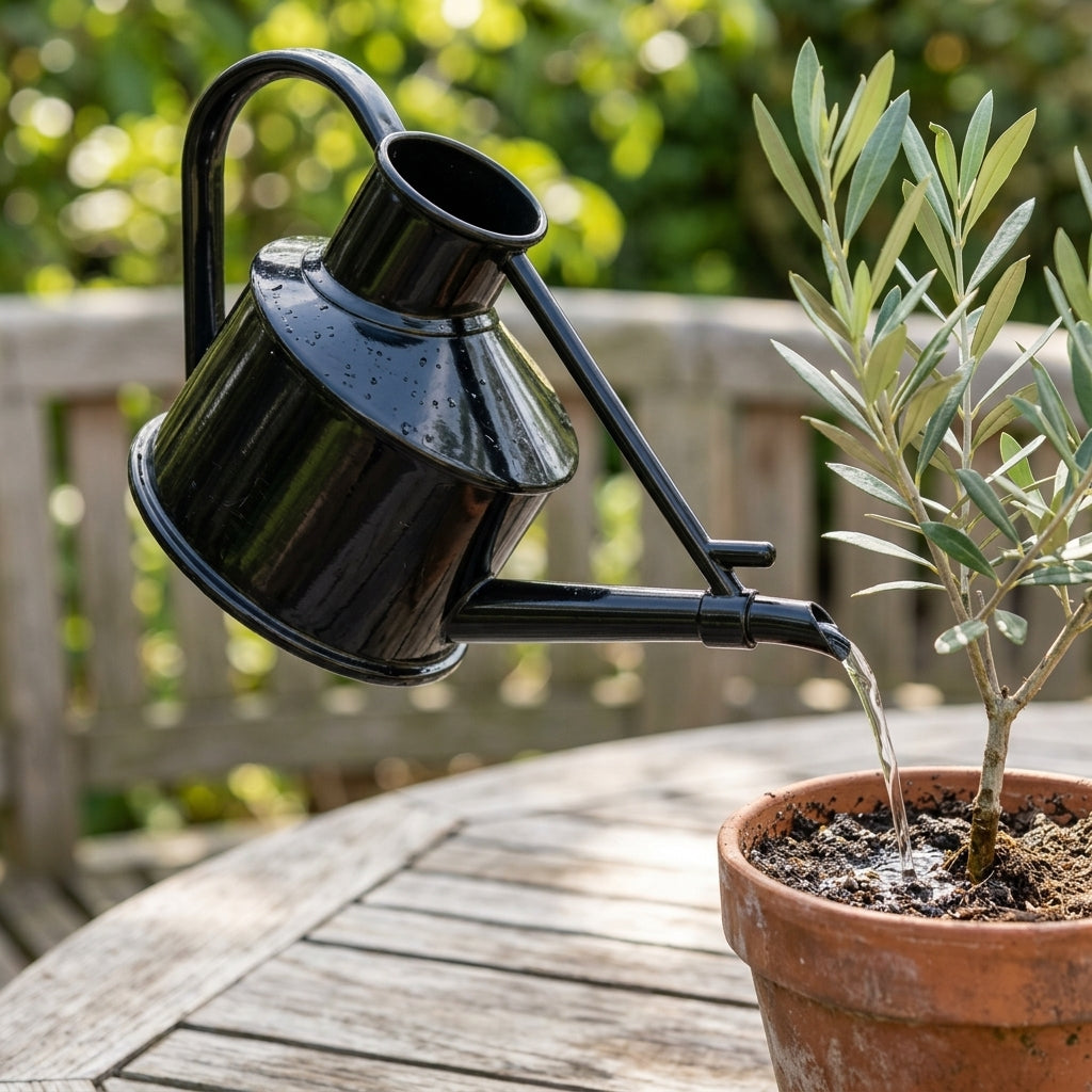Watering Can Black Plastic (view 2)