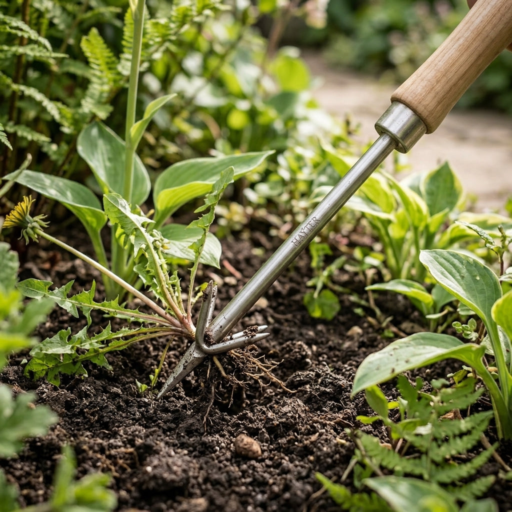 Tough Weeder Tool for Crowded Borders and Pots (view 2)