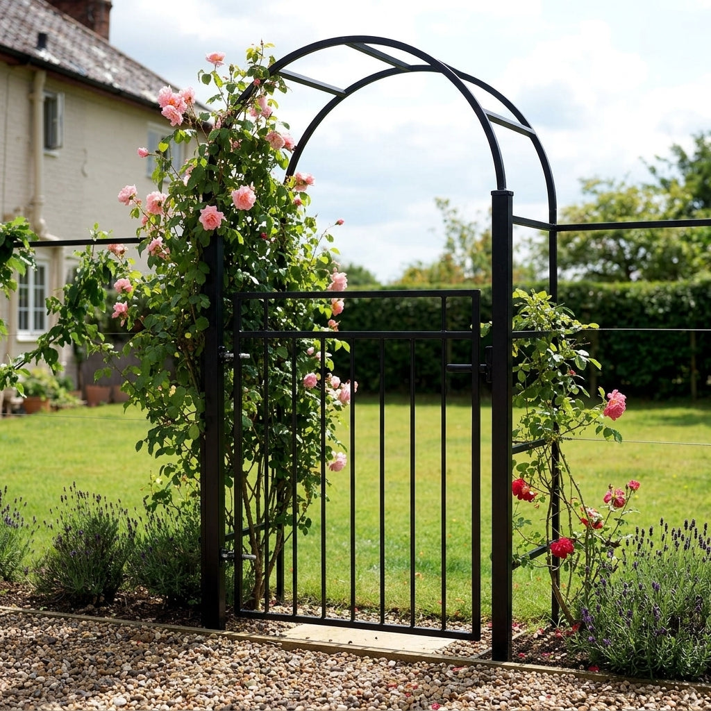 Arch Fence System for Garden Use