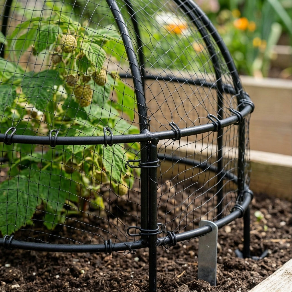 Lobster Pot Plant Support - Matt Black (view 2)