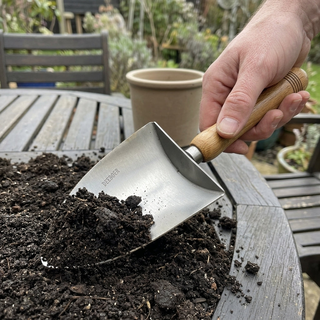 Garden Scoop - Handcrafted Tool for Soil and Compost, photo 2