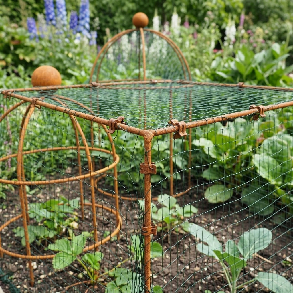 Lobster Pot Plant Support - Rust, photo 2