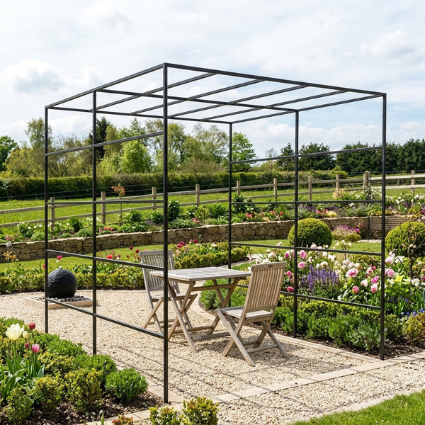 Square Garden Pergola - Garden Feature for Walkways