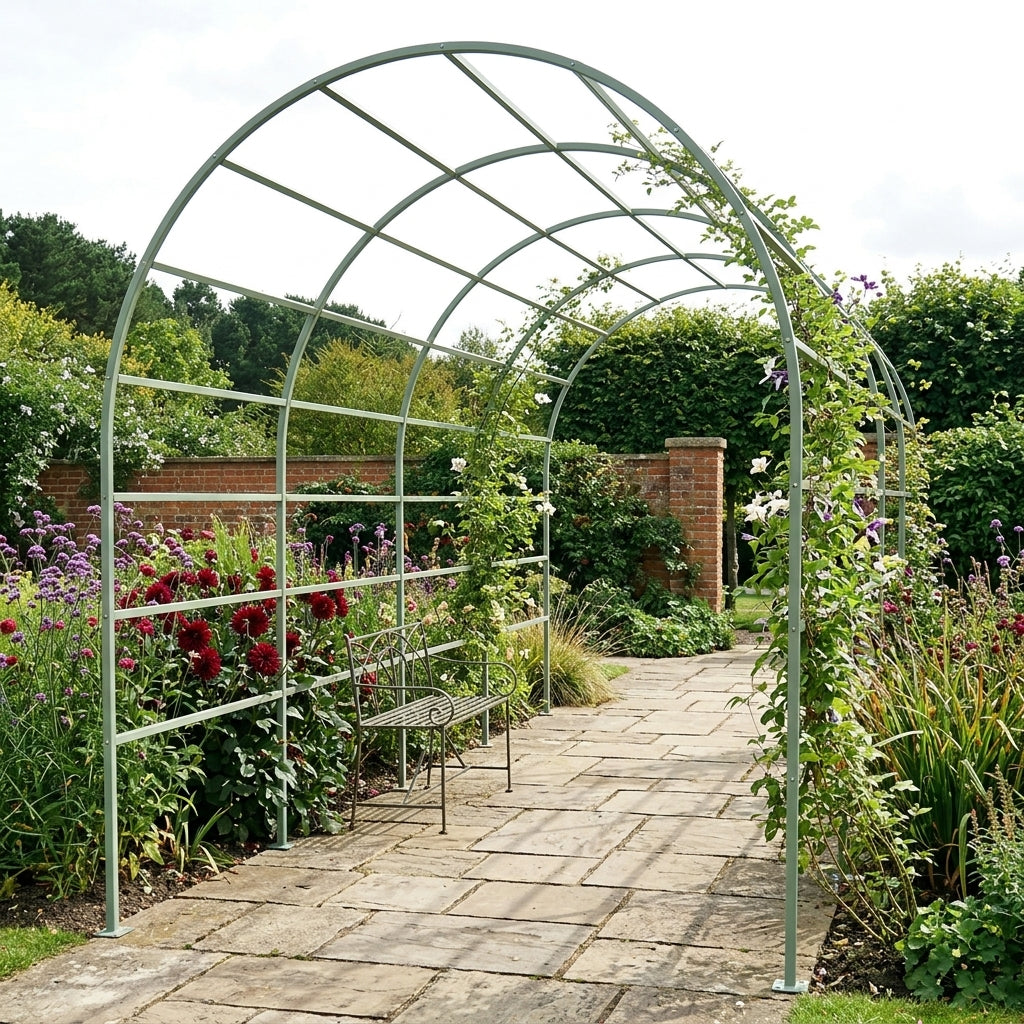 Garden Pergola in Lichen Green, photo 1