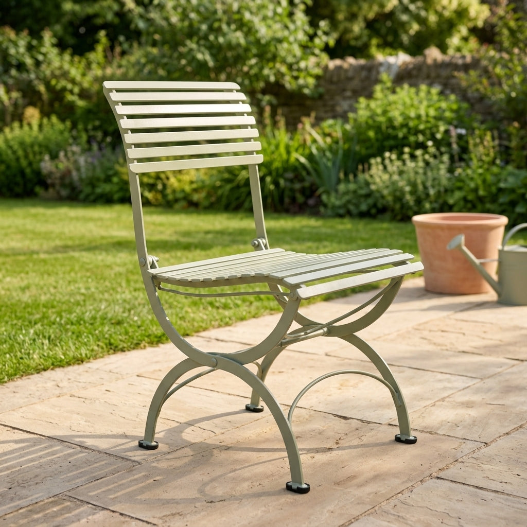 Folding Chair Design A Lichen Green