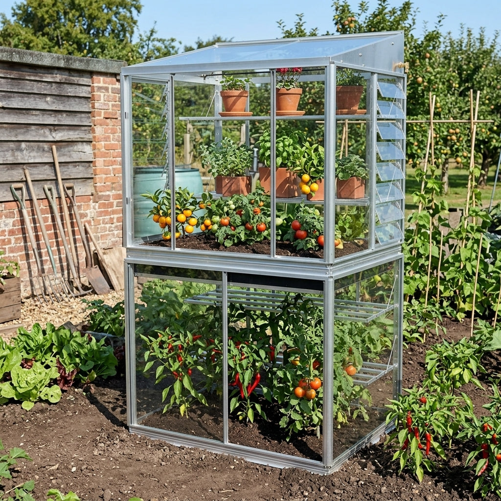 Growhouse 1.00m Aluminium Garden Structure, photo 1