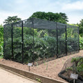 1.5m H Vegetable Cage Black Coated Aluminium