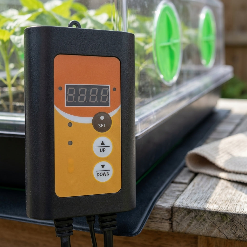 Digital Thermostat Controller for Heated Propagators (view 2)