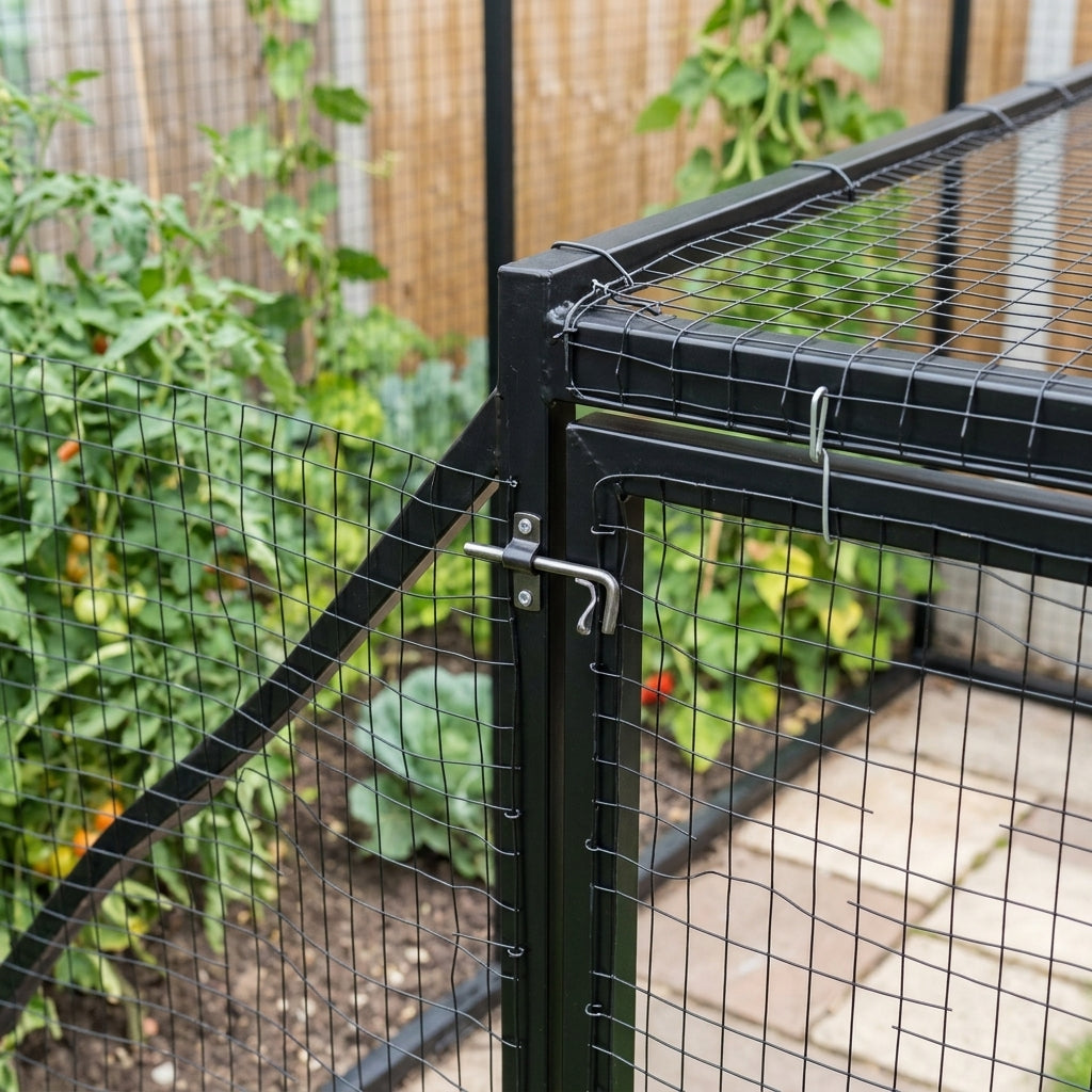 Heavy Duty Steel Chicken Cages with Netting and Door, photo 2