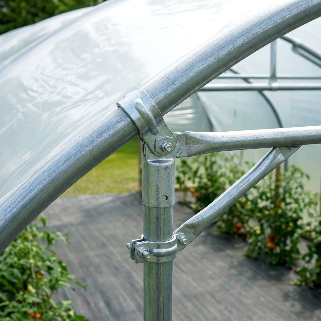 Crop Bar Kit for 10ft Wide Polytunnel - Galvanised Steel, photo 2