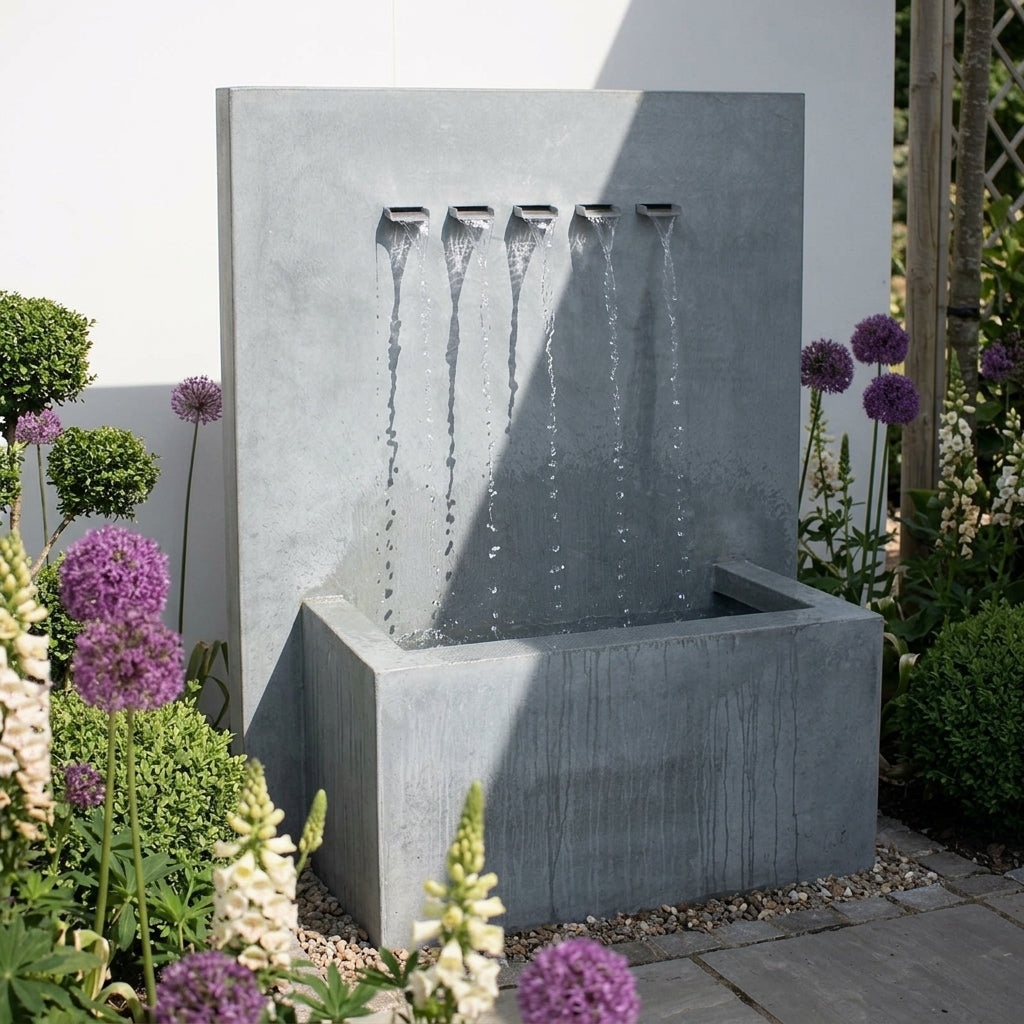 Contemporary Water Feature with Multi Spouts, photo 1