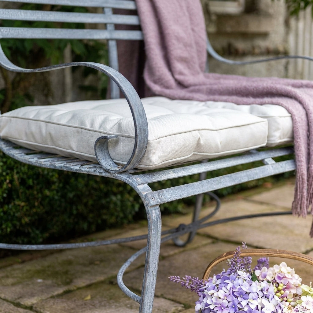 2 Seater Garden Bench with Back, photo 2