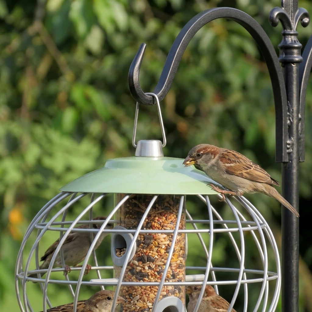 Helix Seed Bird Feeder - Celadon Green, photo 2
