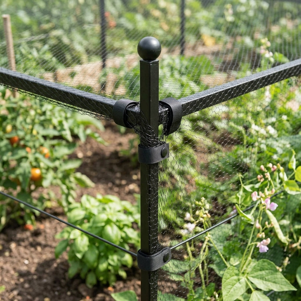 Espalier Growing Frame with Steel Posts and Wires, photo 2