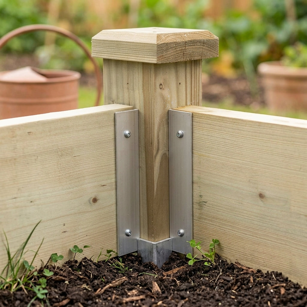 Superior Wooden Raised Bed Corner Posts, photo 2
