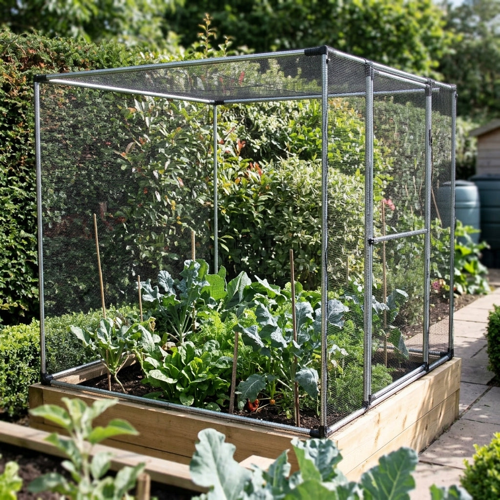 Slot & Lock Vegetable Cage with Butterfly Net Cover, photo 1