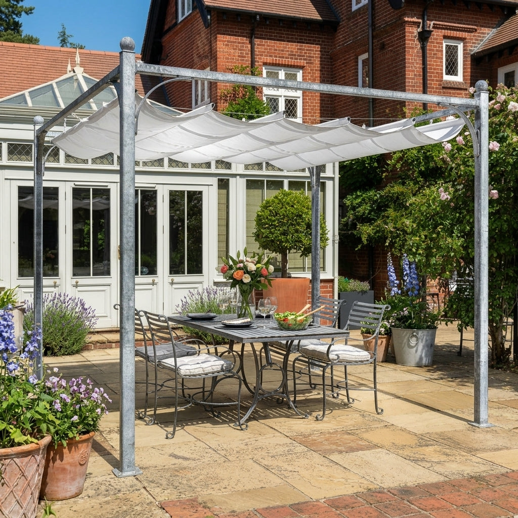 Traditional Pergola with Handcrafted Design