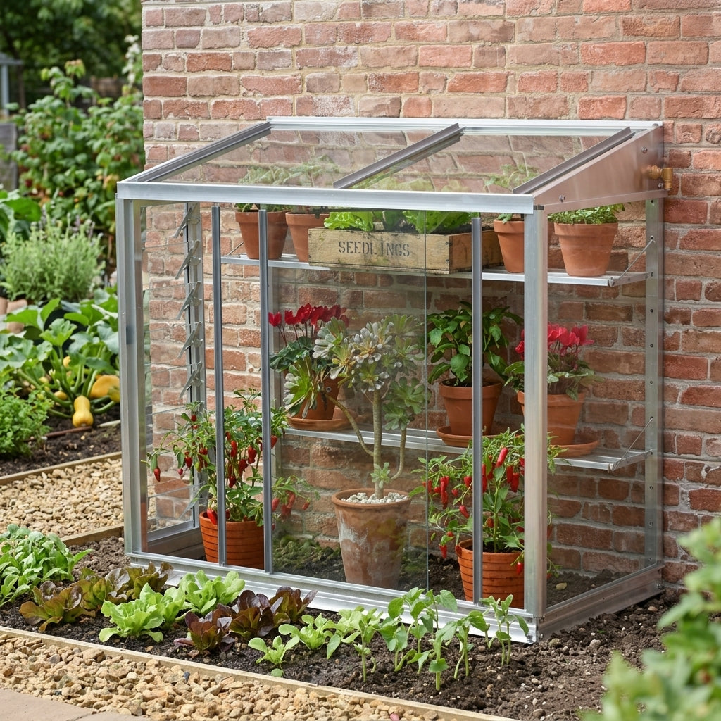 95cm Lean-To Mini Greenhouse, photo 1