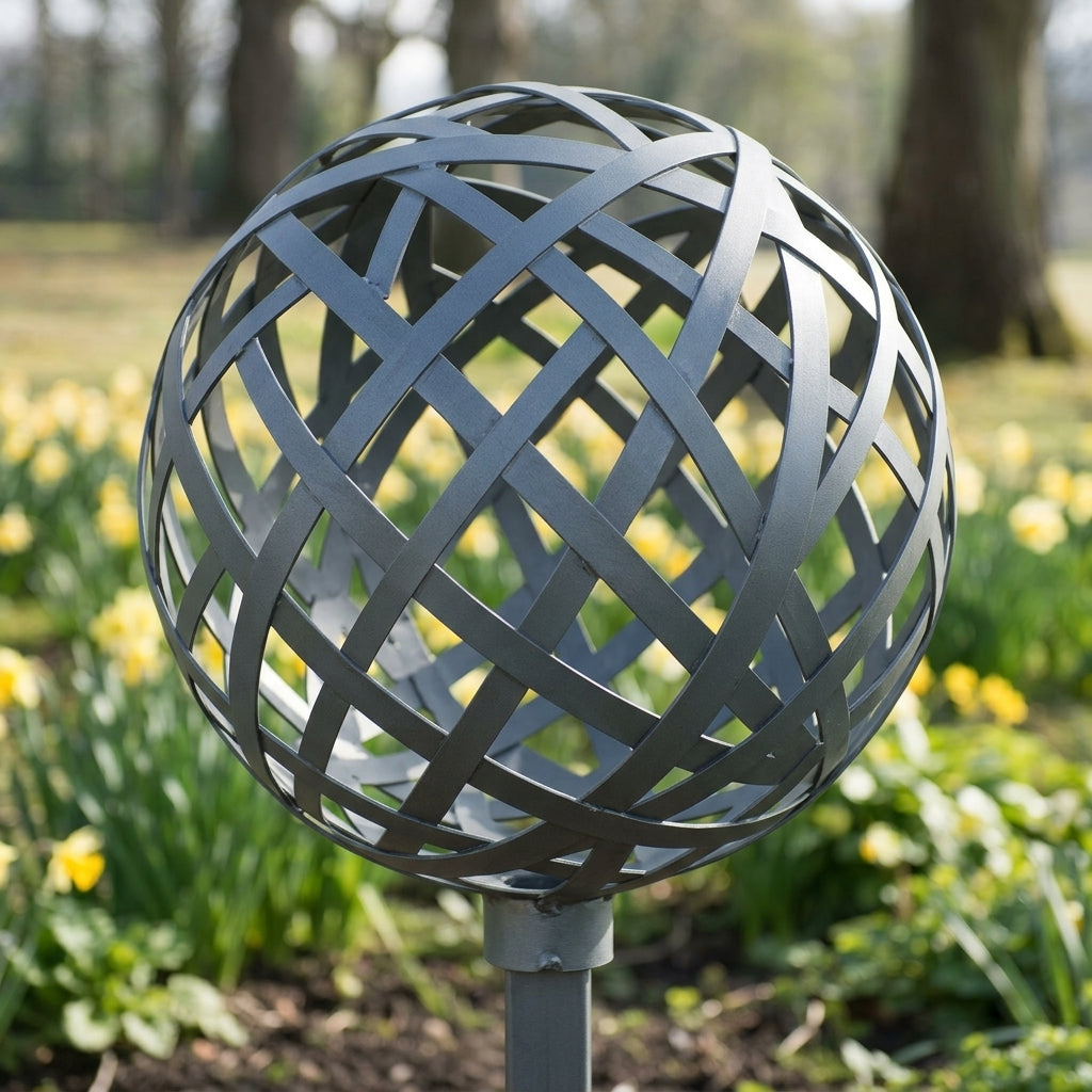 Lattice Ball Sculpture Decorative Feature, photo 2