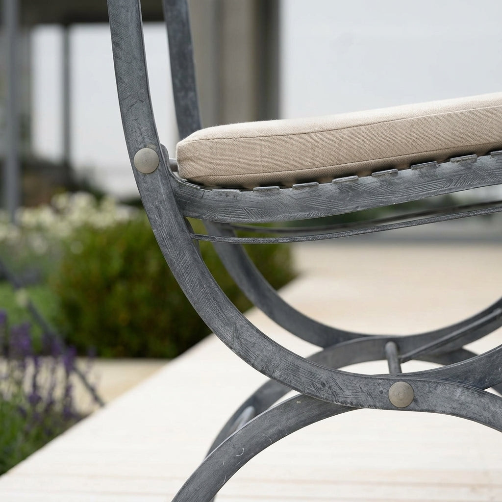 Folding Chair Hand Etched Design A, photo 2