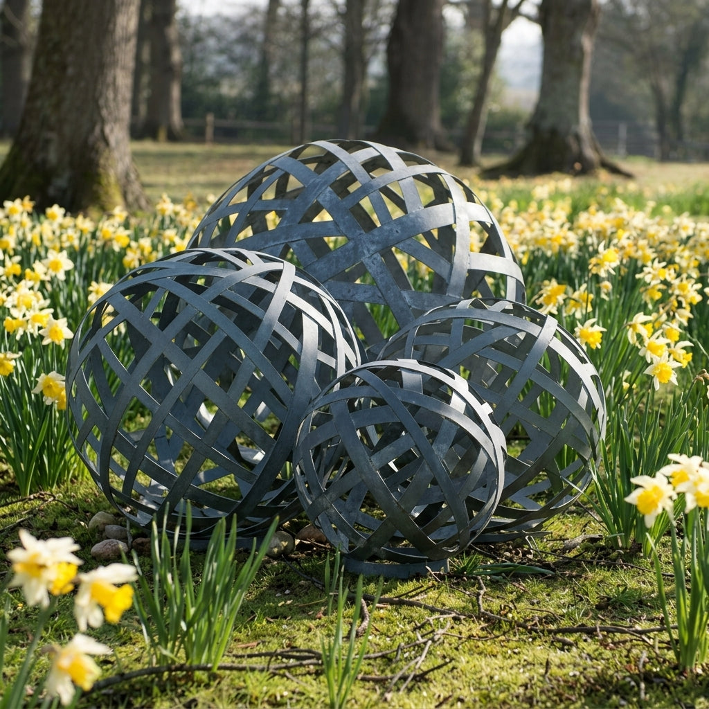 Lattice Ball Sculpture Decorative Feature, photo 1