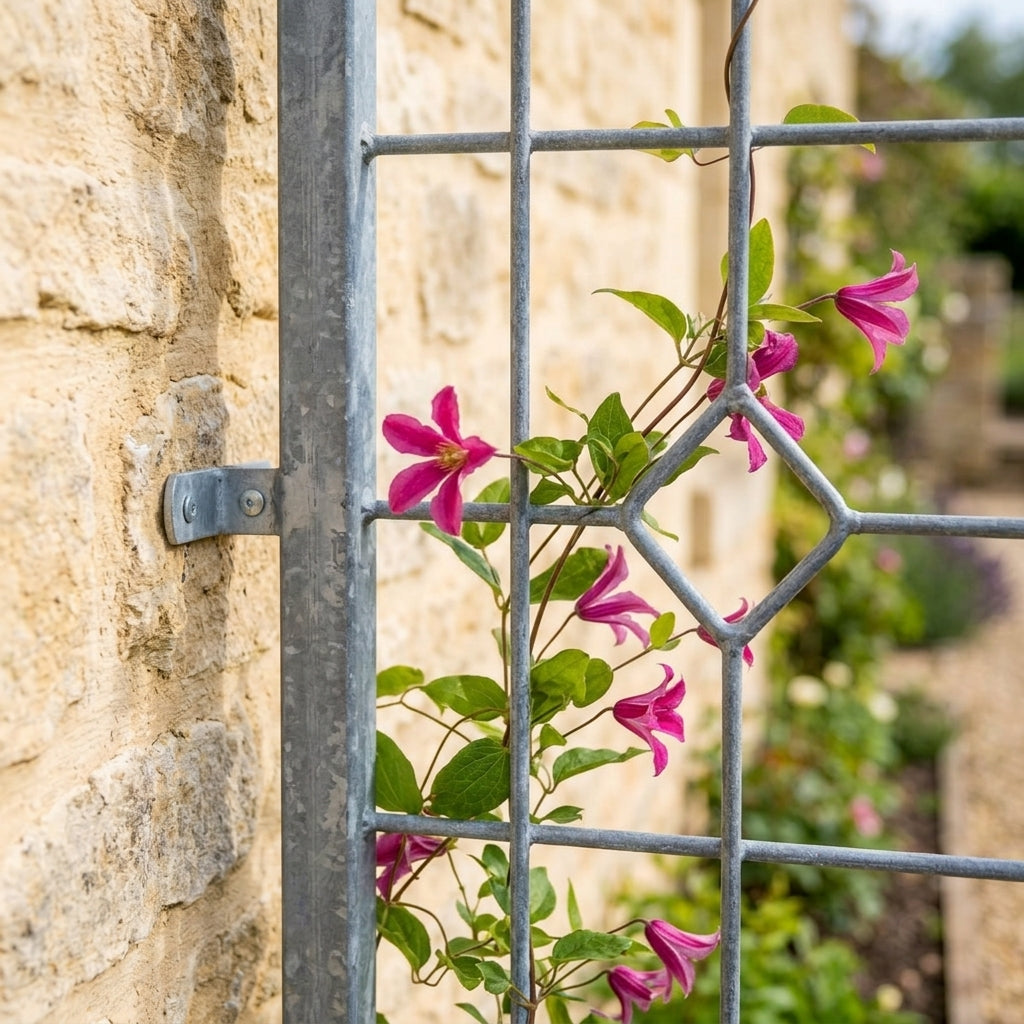 0.65m x 1.7m Decorative Wall Trellis Panel (view 2)