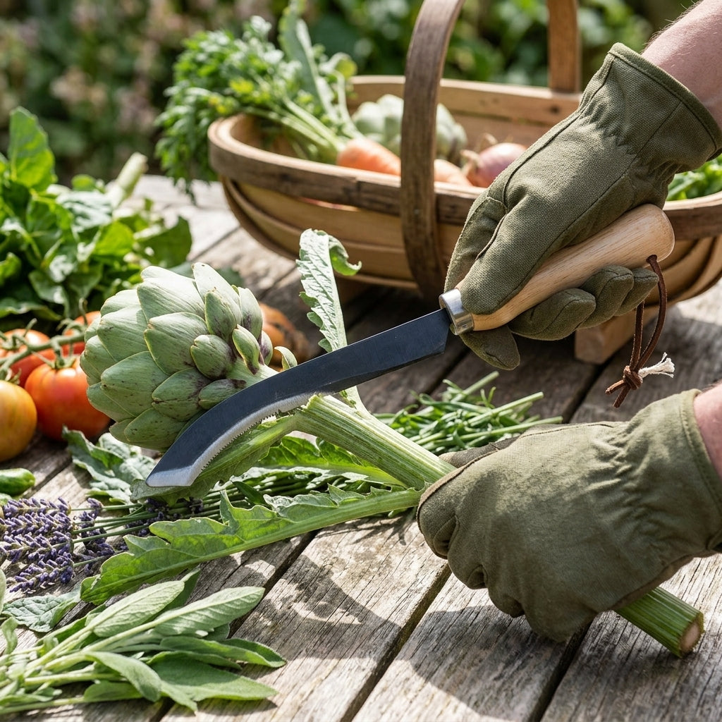 Harvesting Knife with High Carbon Steel Blade, photo 1