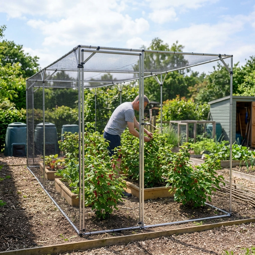 Aluminium Fruit Cage Walk-In Structure