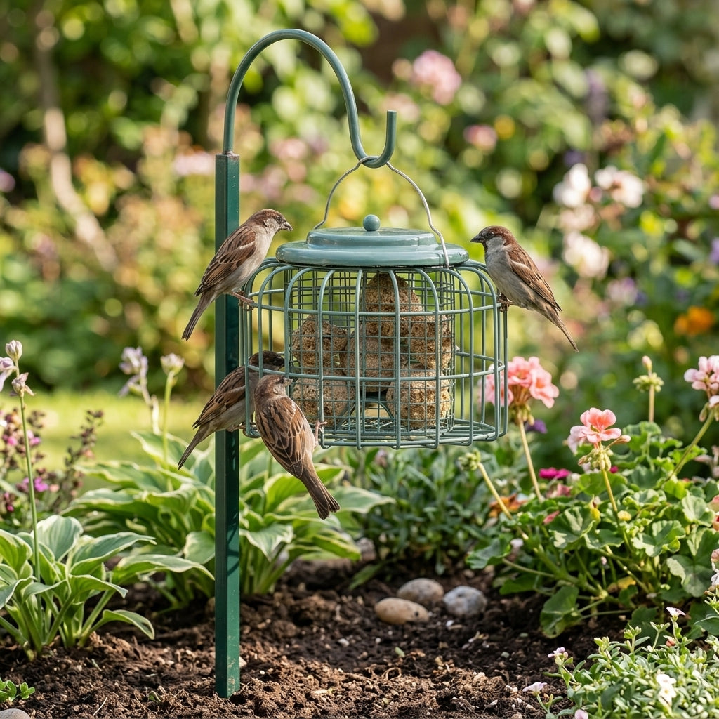 Oval Suet Feeder Ocean Green, photo 1