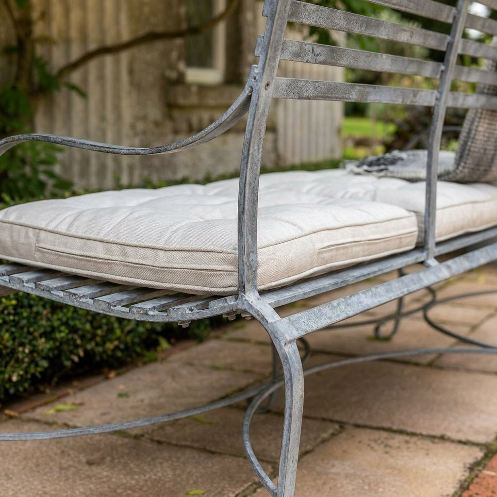 4 Seater Garden Bench with Back, photo 2