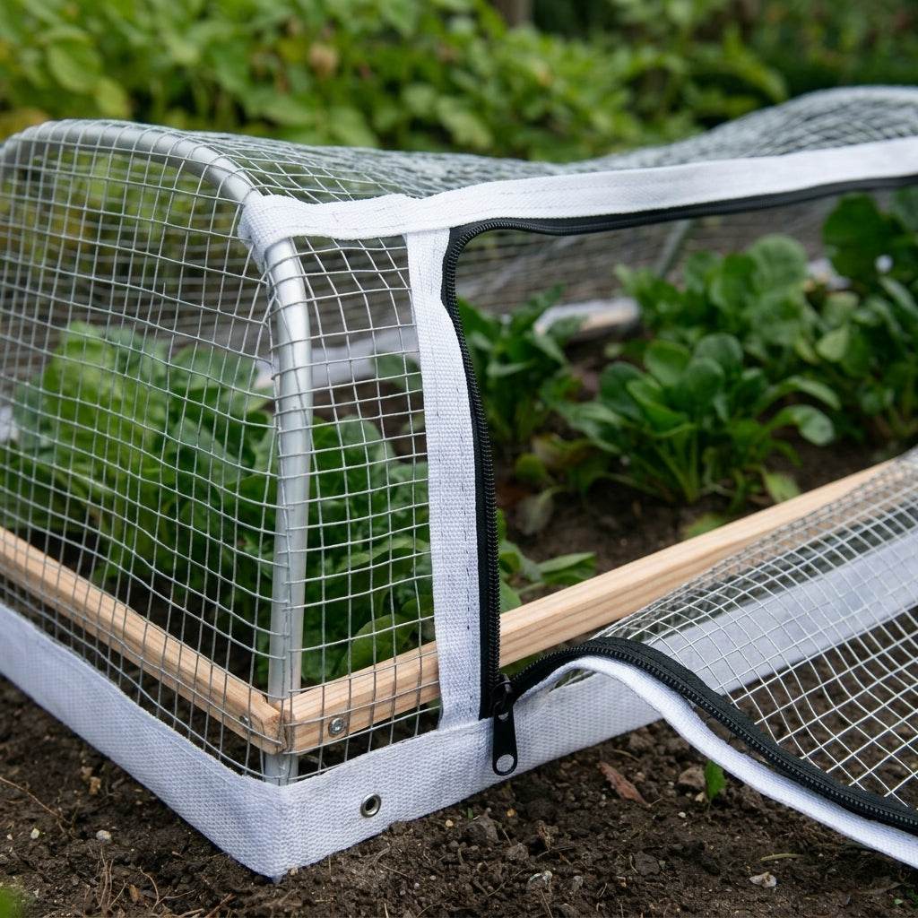 1.8m x 0.6m Crop Protection Tunnel with Netting, photo 2