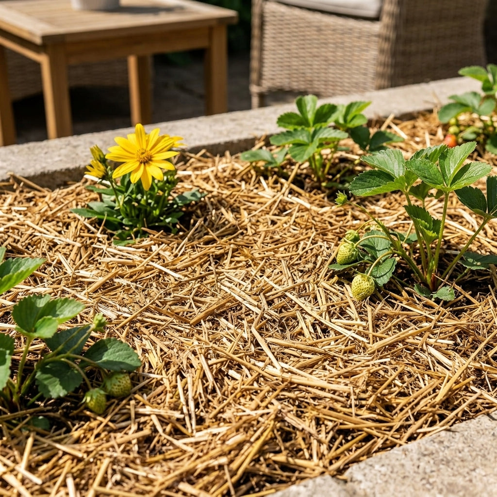 Garden Mulch - Dual Action Mineralised Wheat Straw (view 2)