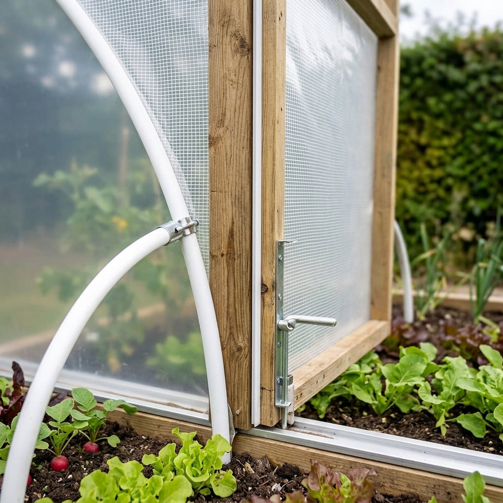8ft Wide Polytunnel with Sliding Doors, photo 2