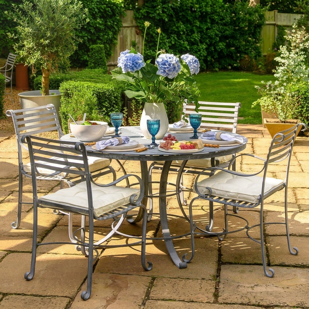 1.3m Round Dining Table Set