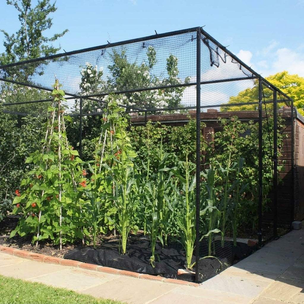 2m High Steel Vegetable Cage with Butterfly Netting, photo 1