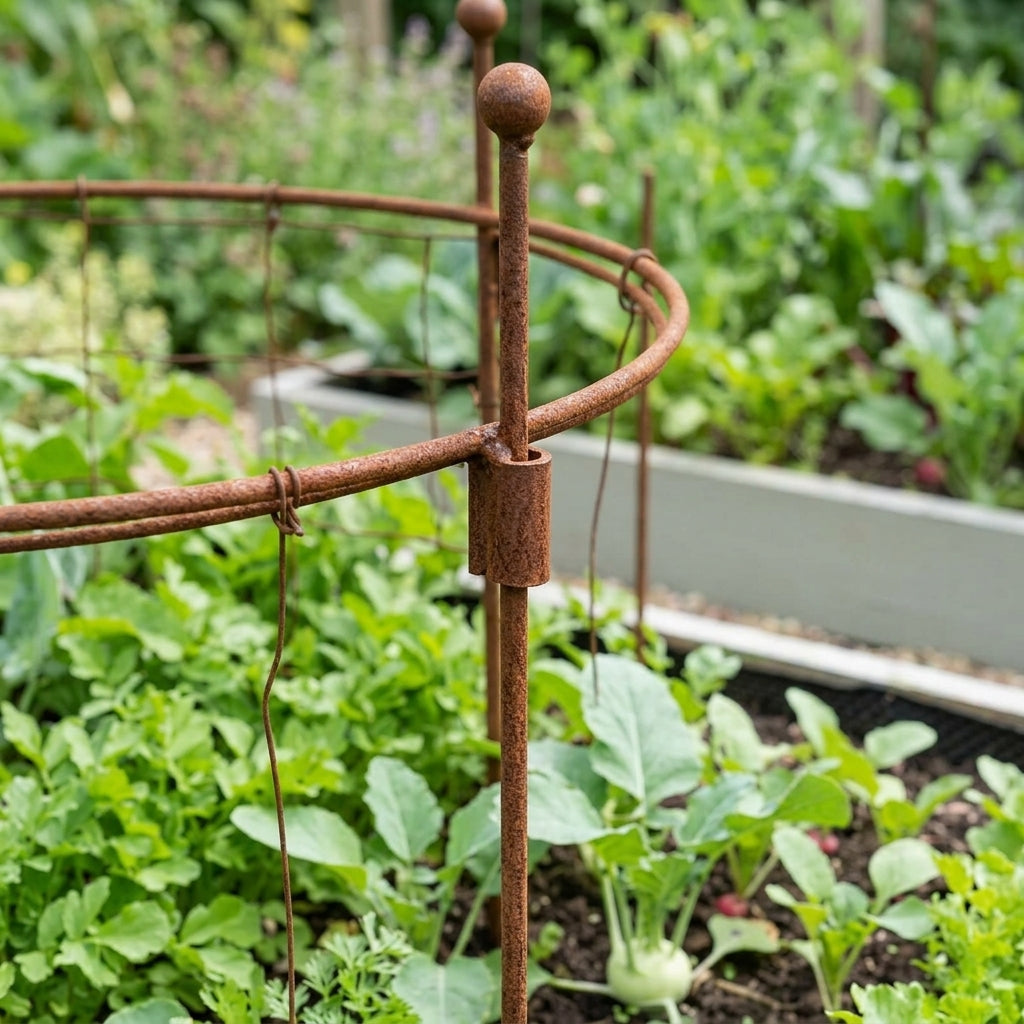 Tall Circular Plant Support 8mm Steel for Garden Plants, photo 2