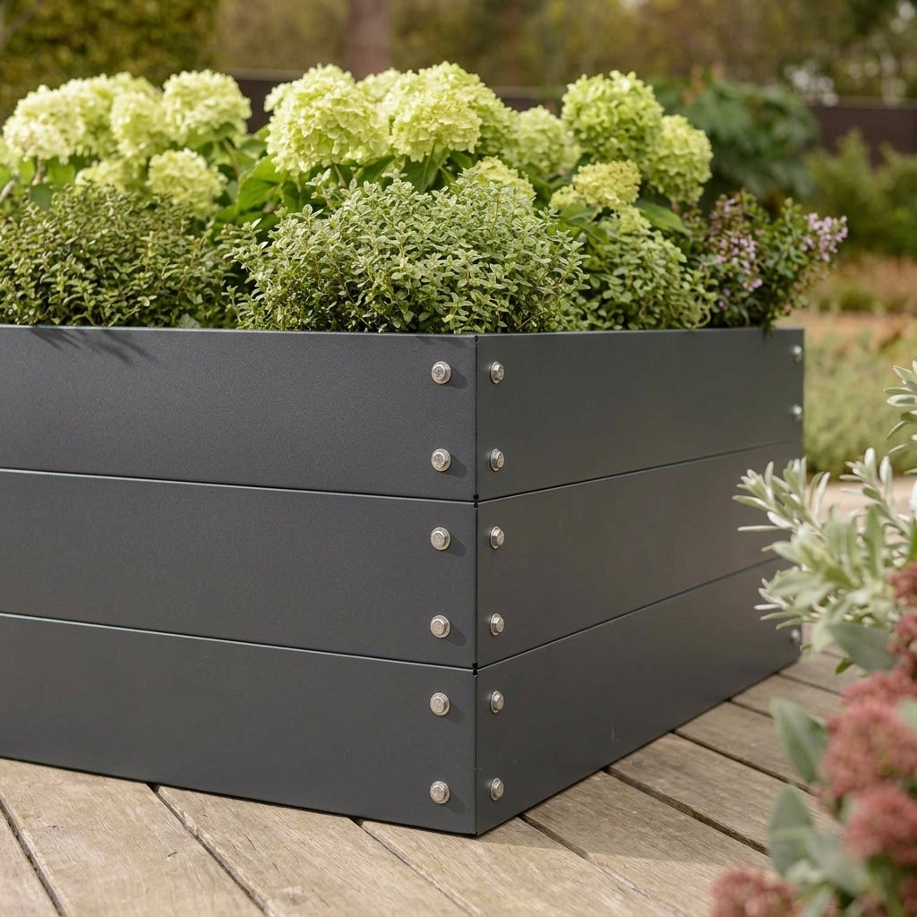 Metal Raised Bed with Distinctive Coach Bolt Fixings, photo 2
