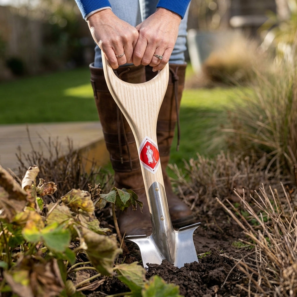 Transplanting Spade with D-handle and Steps, photo 2