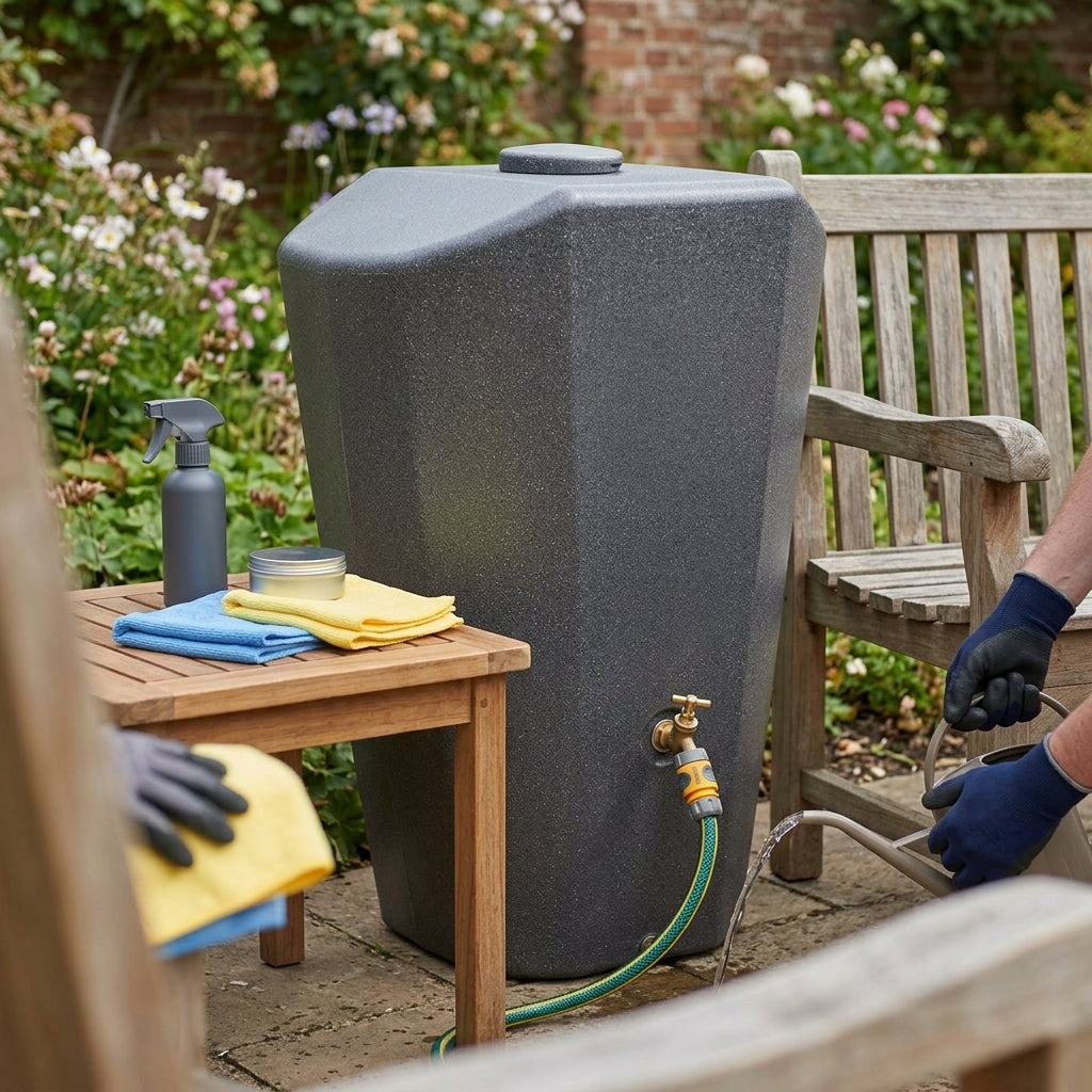 300L Water Butt Polyethylene with Hoselock Tap, photo 1