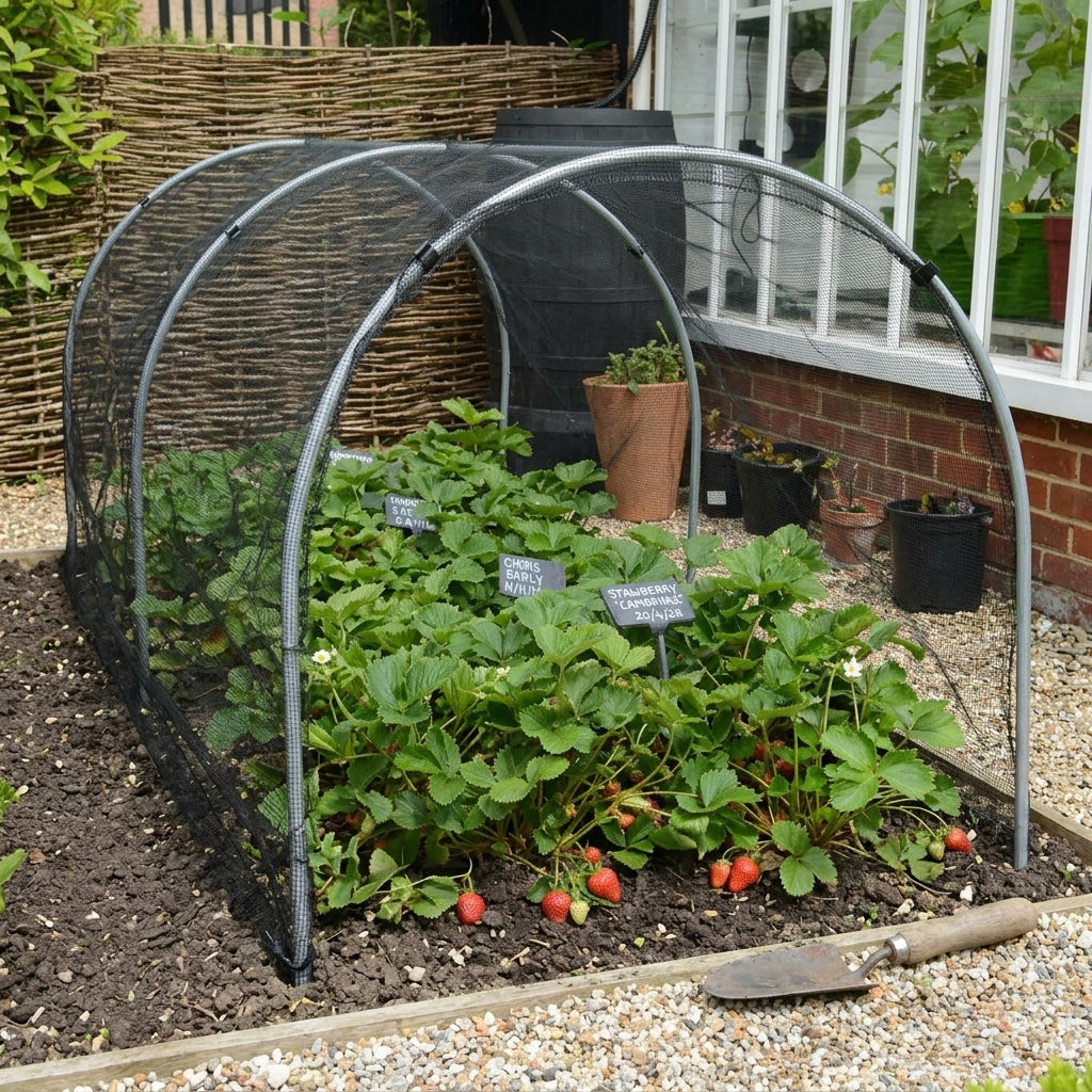 Fitted Hoop Kit & Butterfly Net Cover for Raised Beds, photo 1