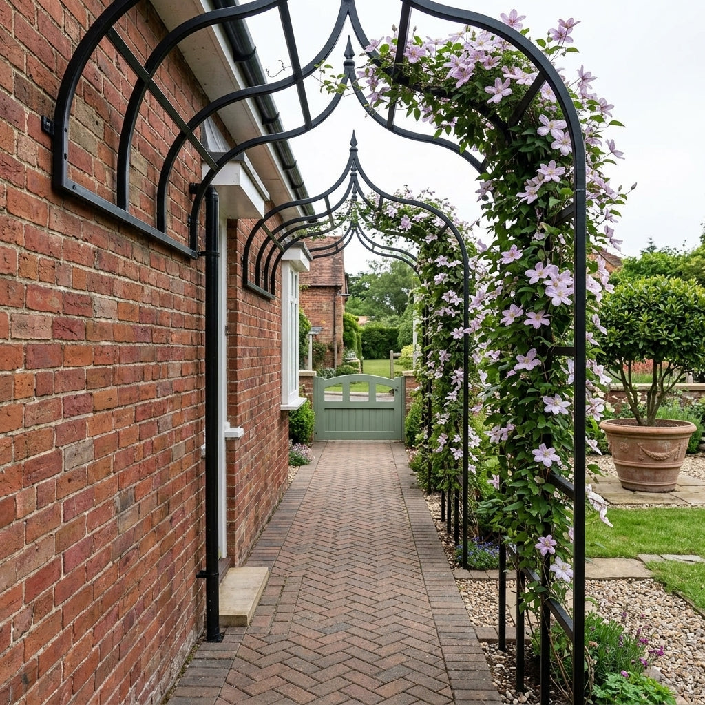 Ogee Wall Pergola
