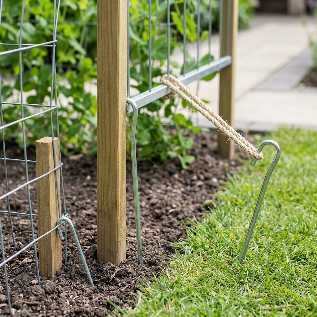 Steel Ground Pegs - Durable Garden Essentials, photo 1