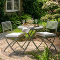Bistro Table Set & 2 Chairs - Compact Folding Design