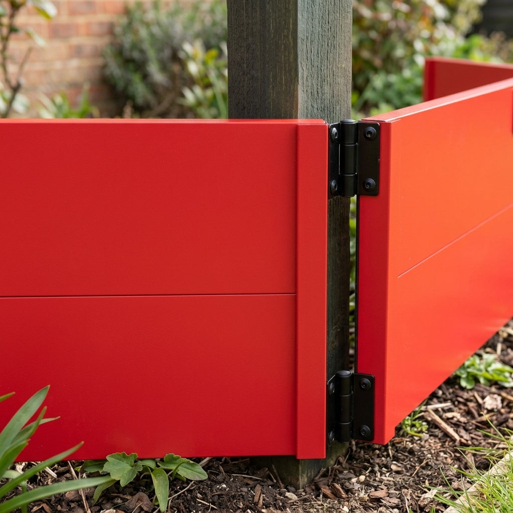 Folding Hockey Target Board 25mm Aluminium Red (view 2)