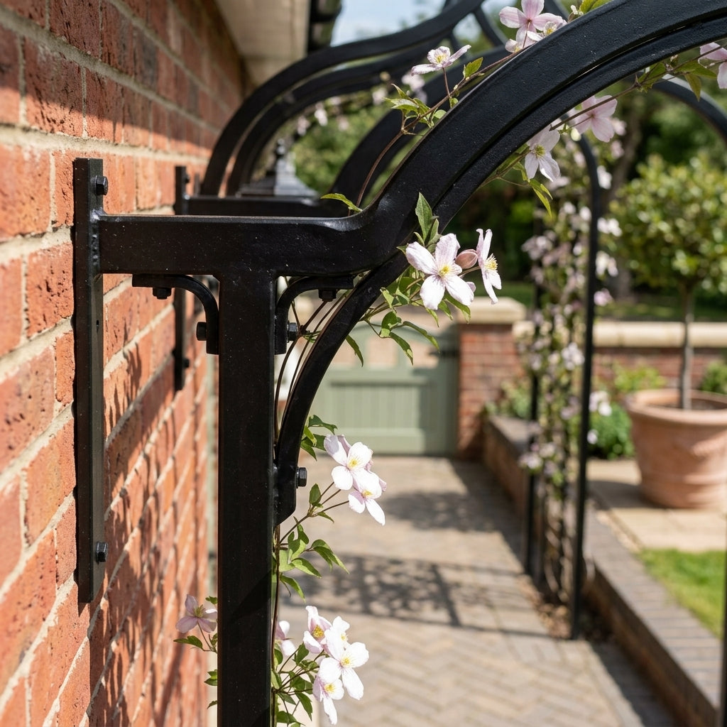 Ogee Wall Pergola (view 2)