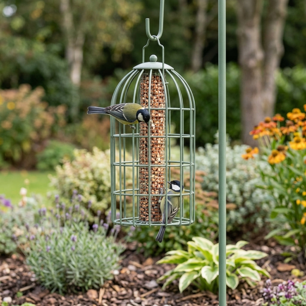 Nut Feeder Squirrel Resistant Green, photo 1