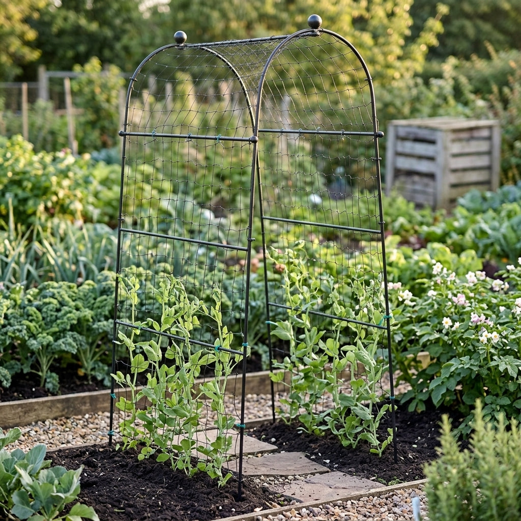 10mm Pea & Bean Frame Solid Steel Support