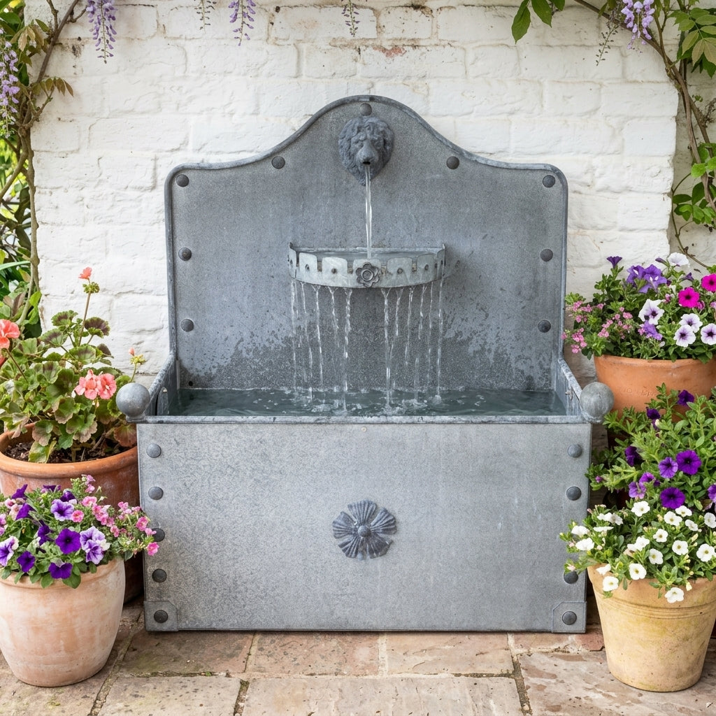Water Feature Galvanised Steel Traditional Design, photo 1